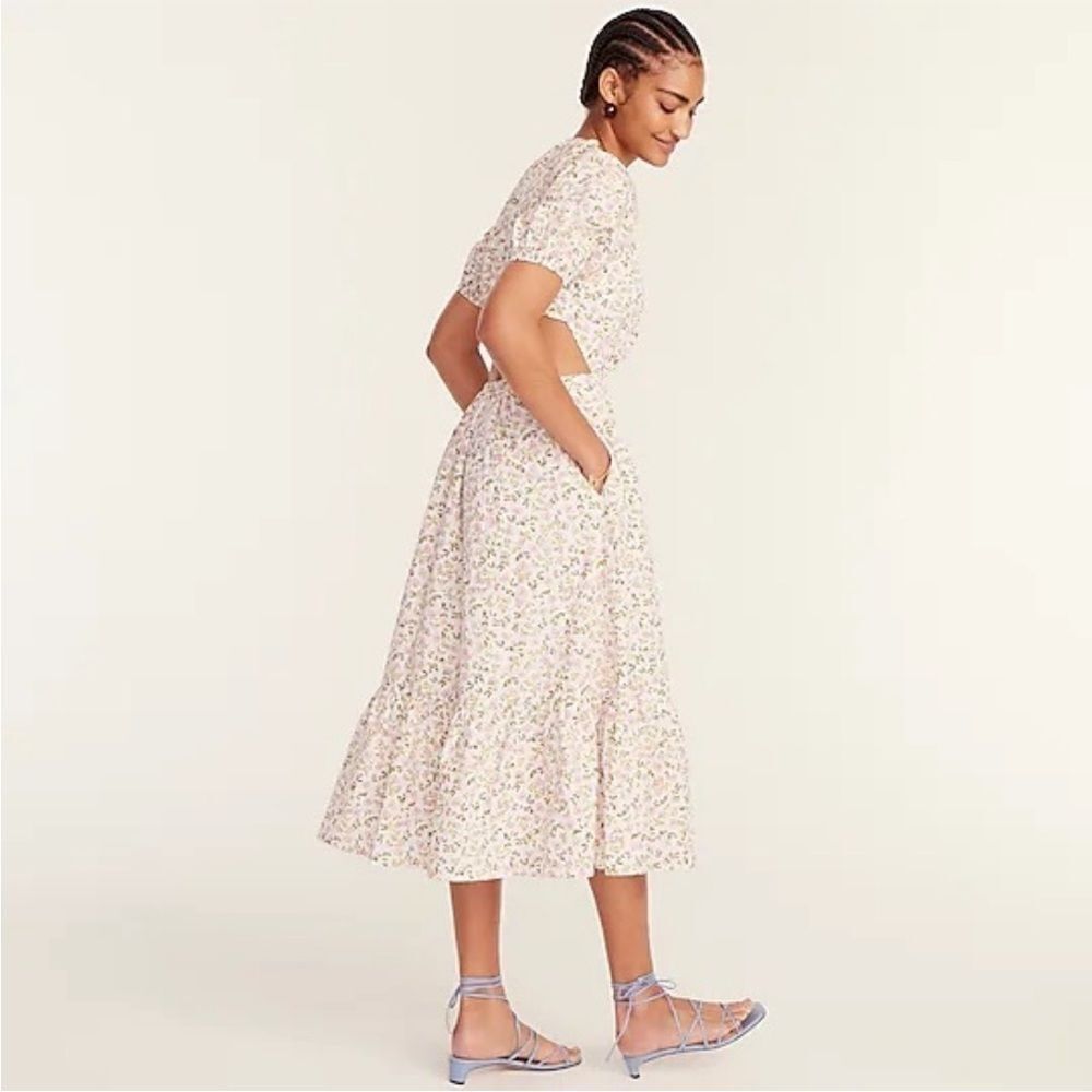 ❤️J. Crew Cotton Dress with cut-out | Sz. 10